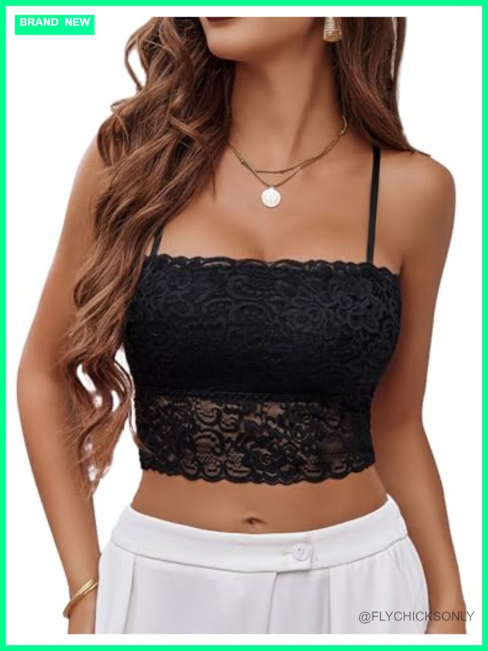 Avidlove Lace Bralette Spaghetti Strap Tank Top Slim Camisole